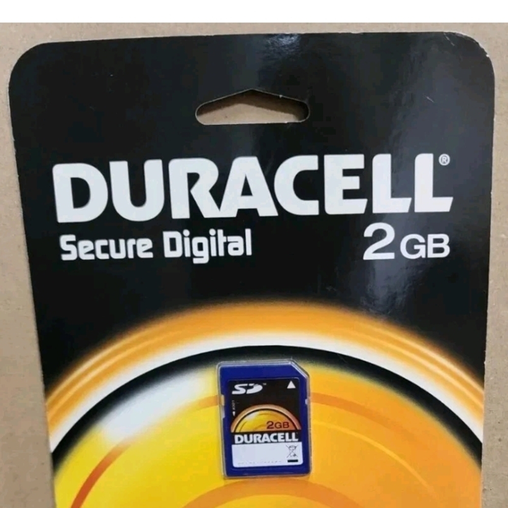 Duracell 2GB Secure Digital Card - Blue